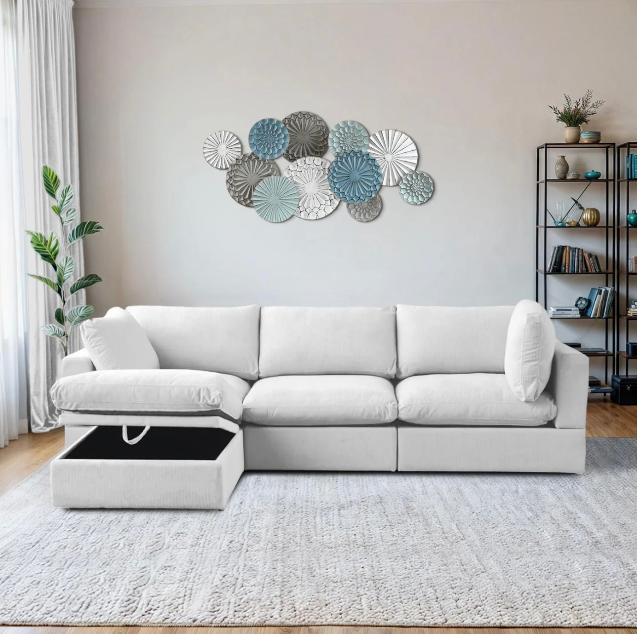 New In Box 4 Piece Comfy Cloud - White