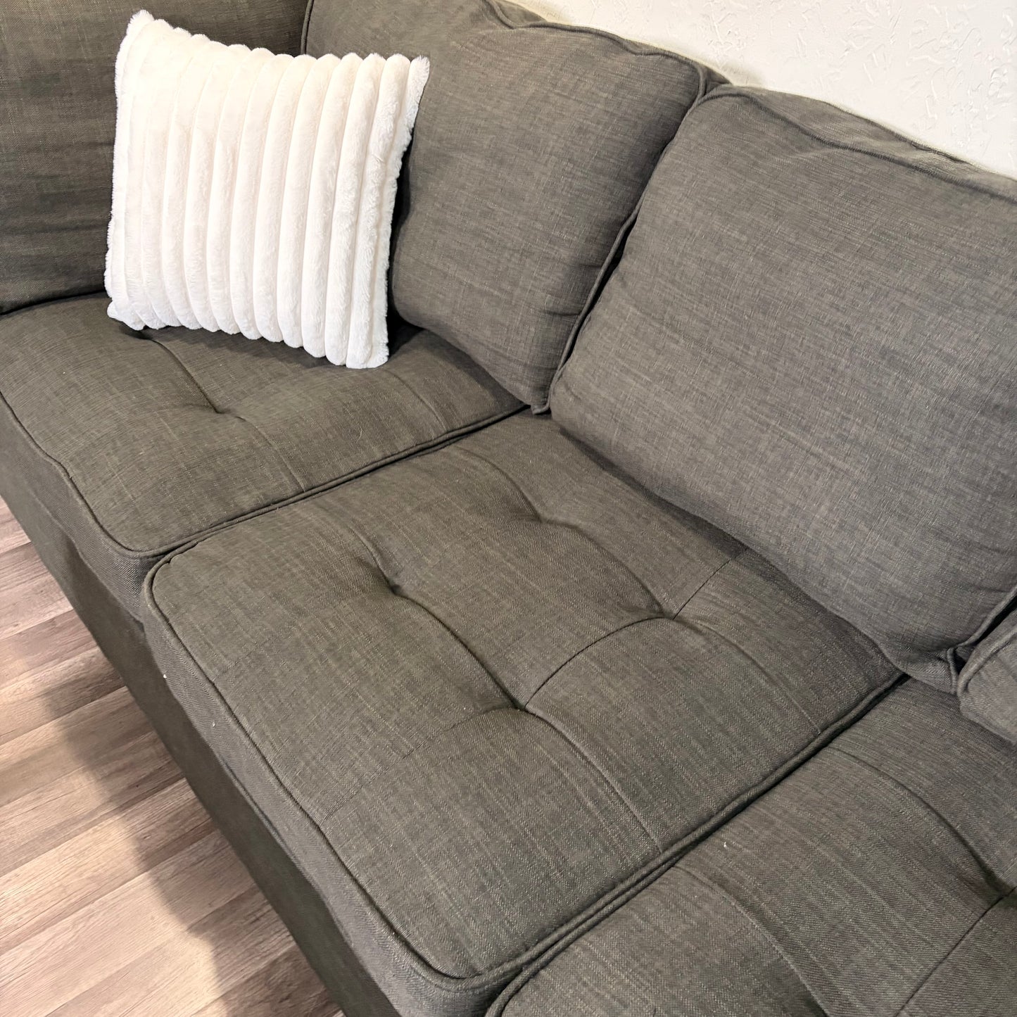 Dark Gray L Shaped Sectional