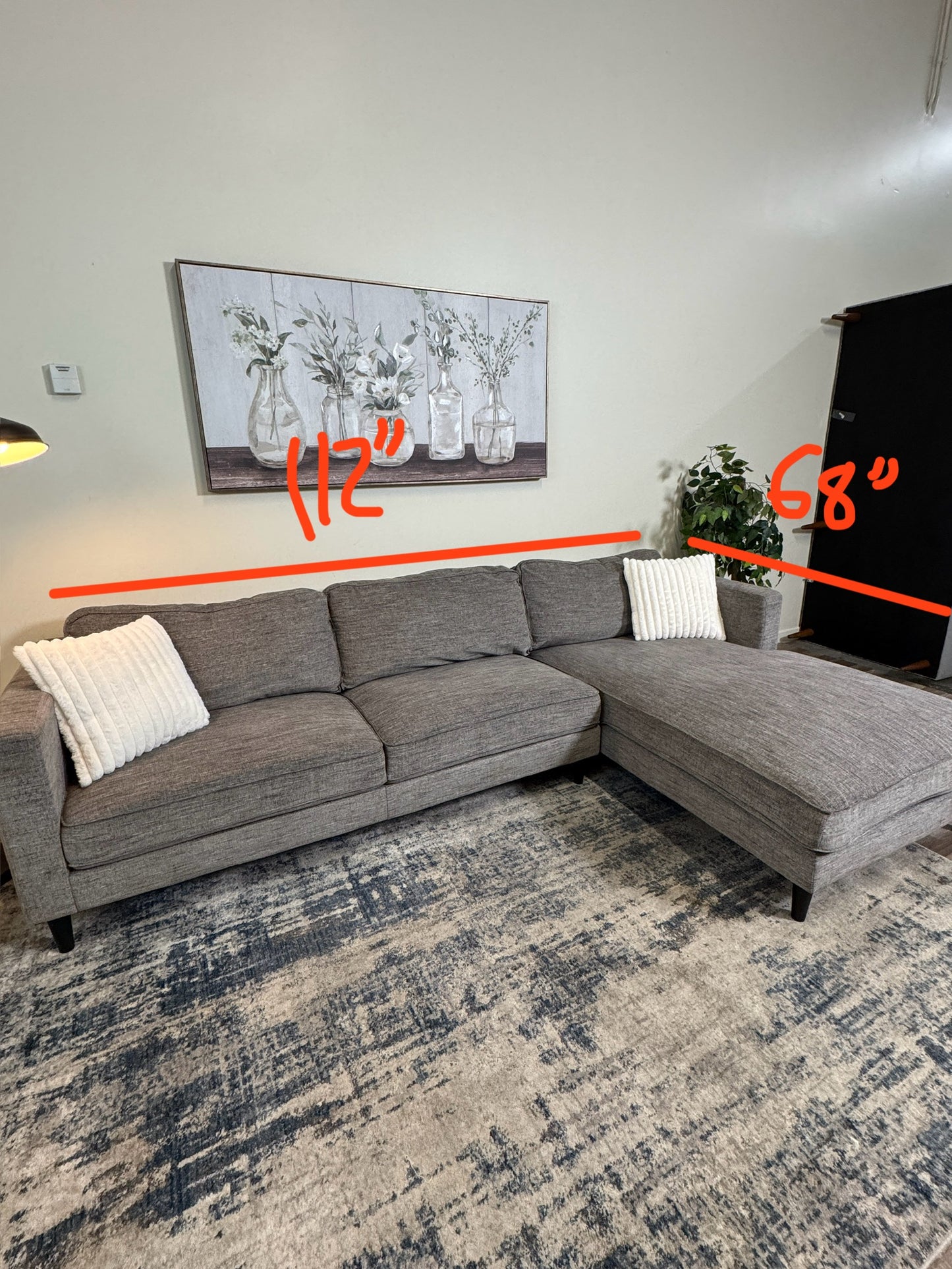 Gray Sectional Couch