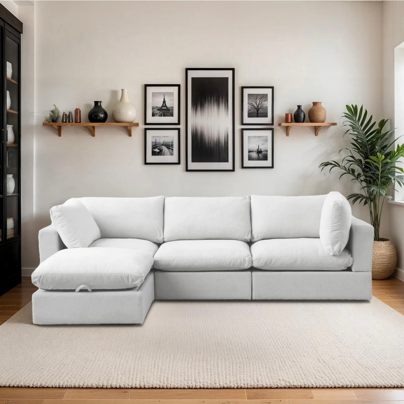 New In Box 4 Piece Comfy Cloud - White