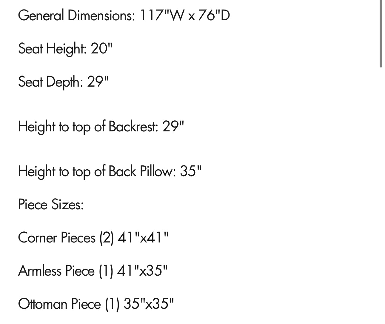 New In Box 4 Piece Comfy Cloud - White