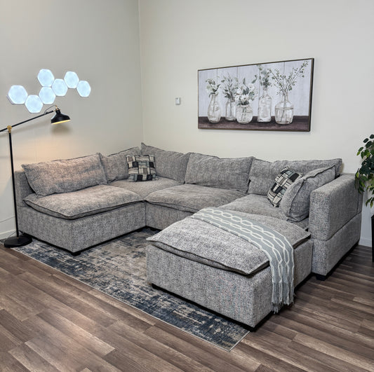 Kova Gray 5 Piece Modular Couch from Albany Park