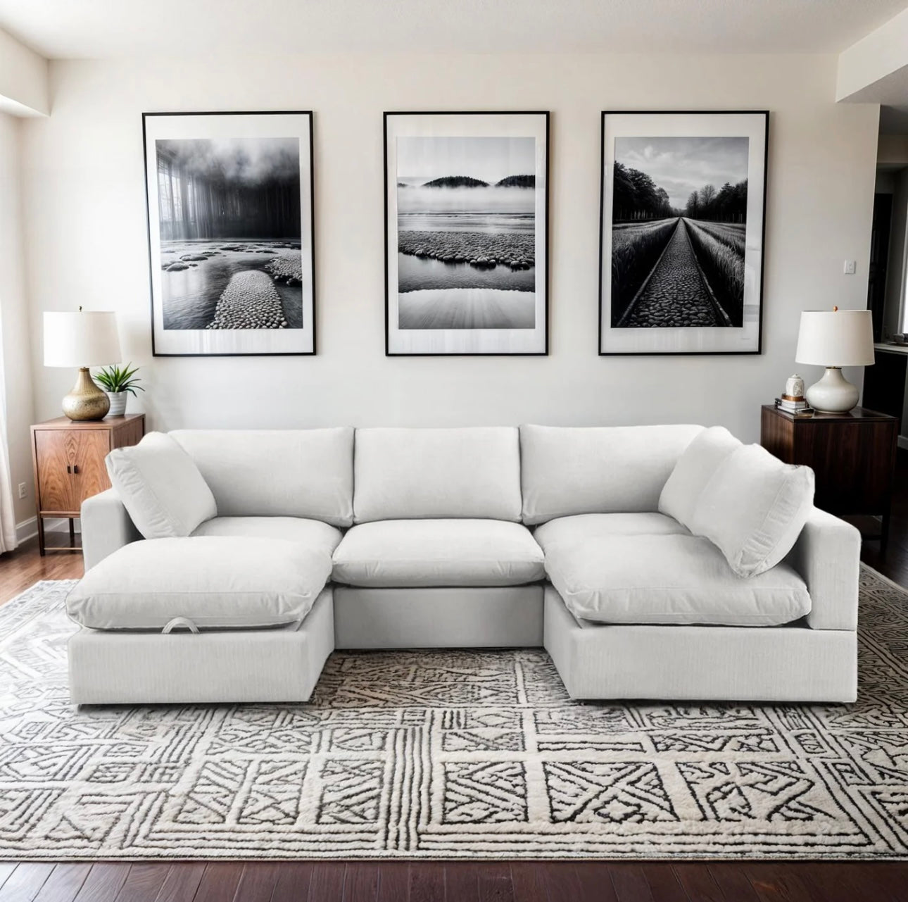 New In Box 5 Piece Comfy Cloud - White