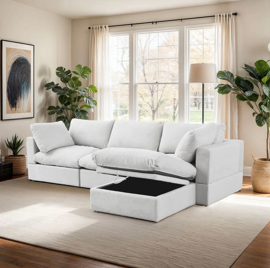 New In Box 4 Piece Comfy Cloud - White