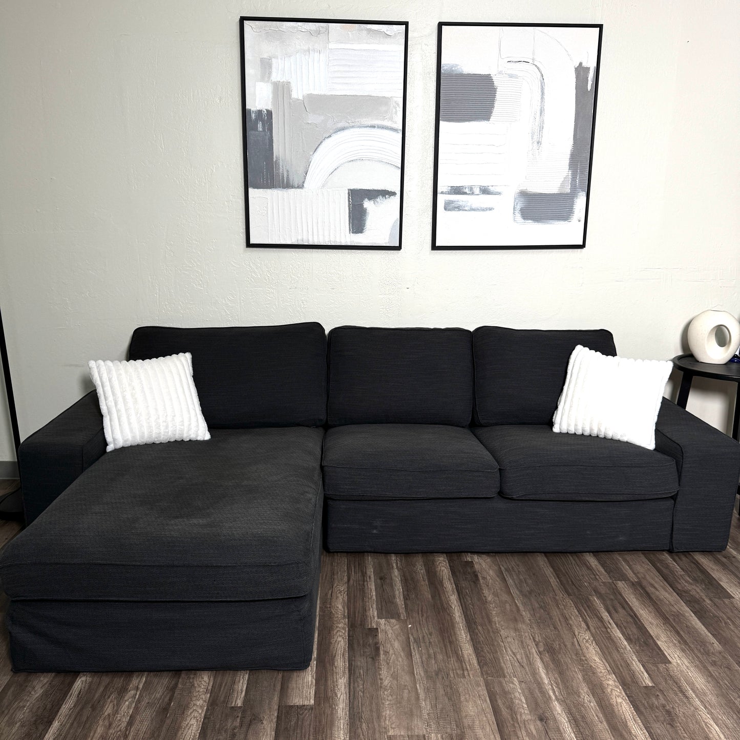 Gray Ikea Kivik Sectional