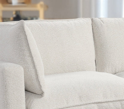 New In Box Cloud Boucle Modular Sectional - 7 Piece