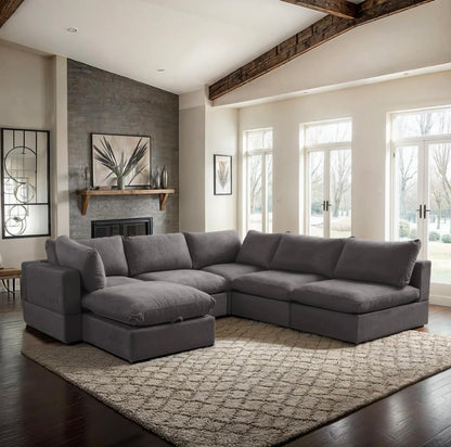 New In Box 6 Piece Comfy Cloud - Dark Gray