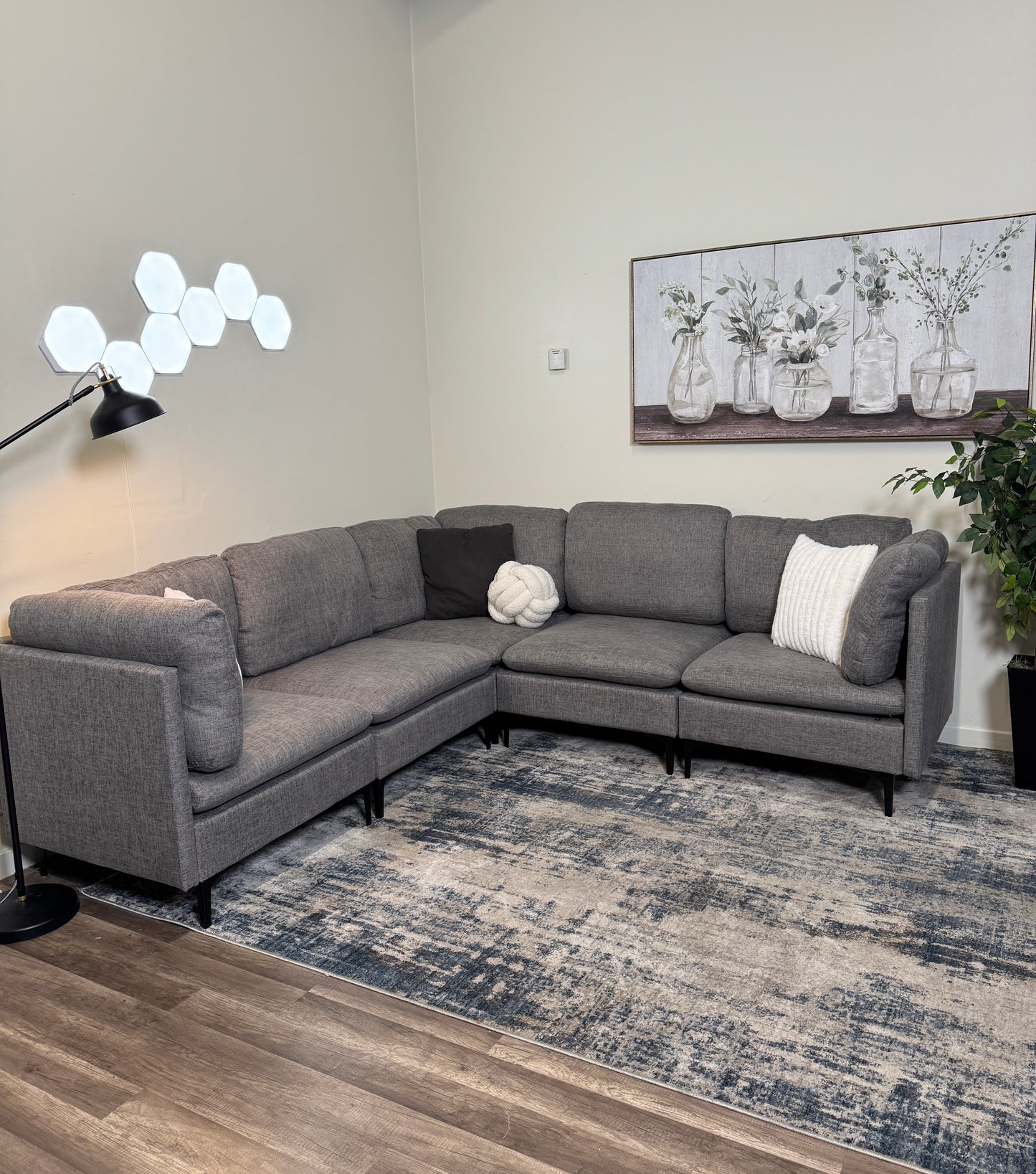 FREE DELIVERY Gray Modular Sectional Couch