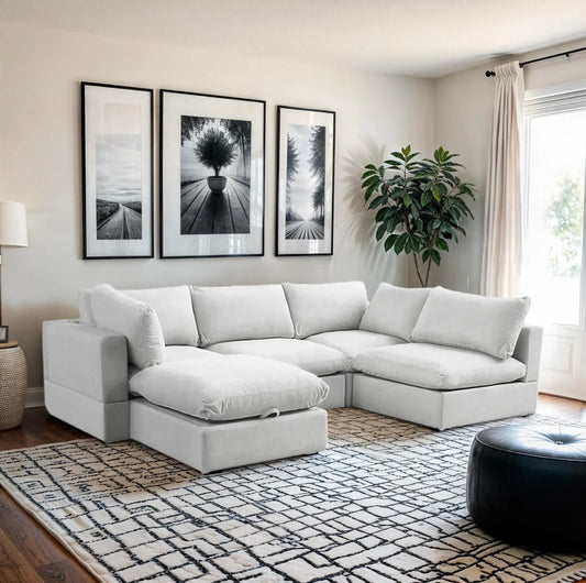 New In Box 5 Piece Comfy Cloud - White