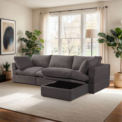 New In Box 4 Piece Comfy Cloud - Dark Gray