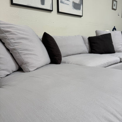 Gray Living Spaces Sectional Couch