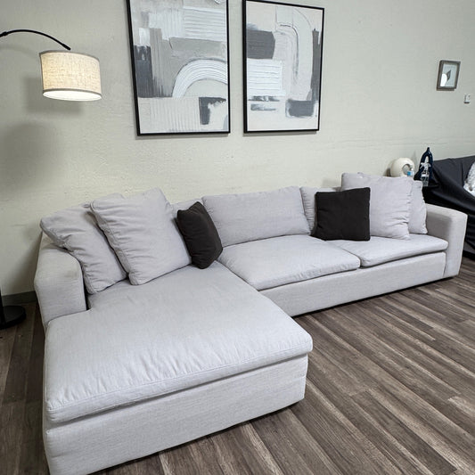 Gray Living Spaces Sectional Couch