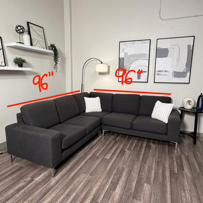 Dark Gray Sectional Couch