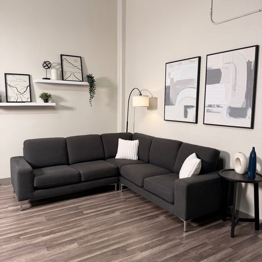 Dark Gray Sectional Couch