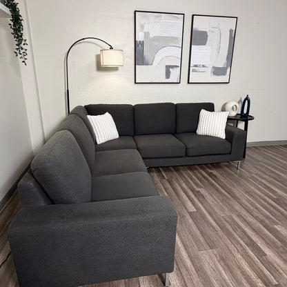 Dark Gray Sectional Couch